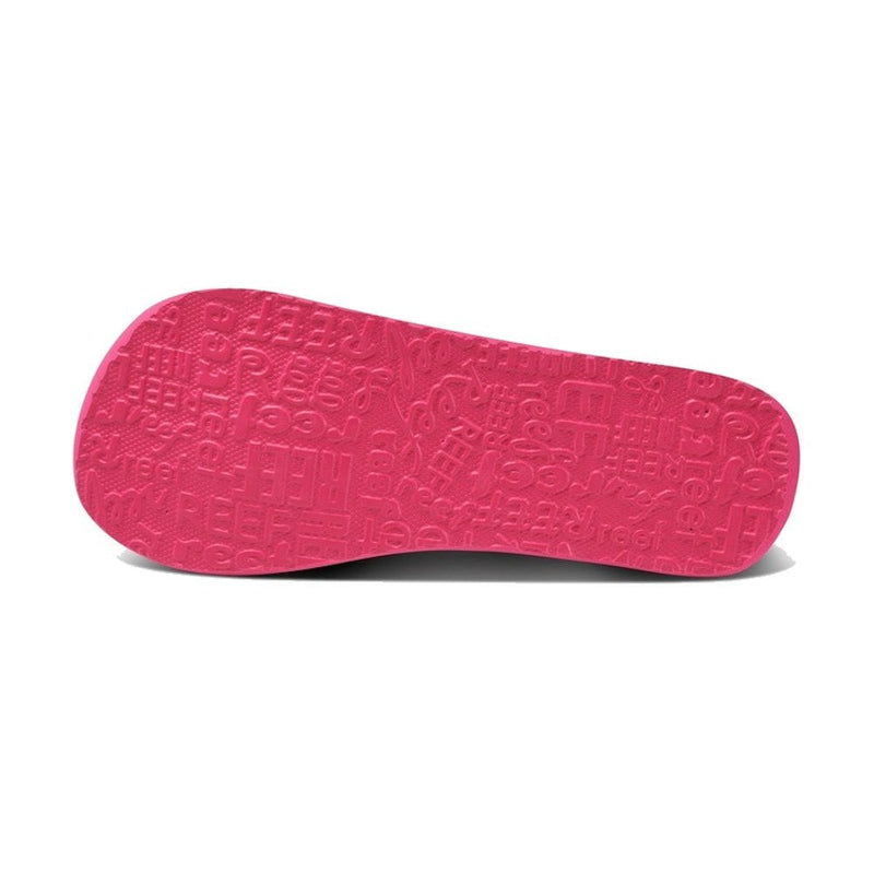 Reef Kids Little Ahi Back Strap Pink Polka Dot Flip Flop Sandals - RF002199PPD - Pink