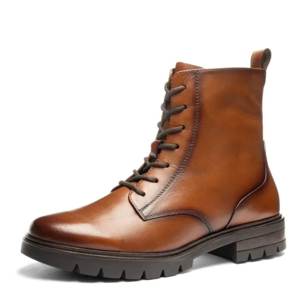 Womens Ara Leather Lace-up Ankle Boot