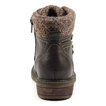 Womens Lunar Benson III Waterproof Ankle Boots - Brown