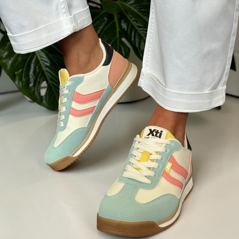 Womens Xti 145019 Multicolour Trainers - Multi