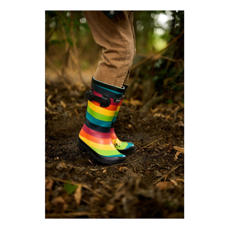 Kids Cotswold Rainbow Multi Waterproof Wellingtons - Multi