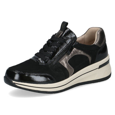 Womens Caprice 23300 Trainers - Black Combi