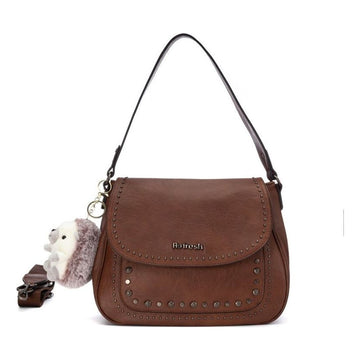 Womens Refresh 183440 Flap Over Shoulder Bag - Camel