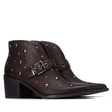 Womens Xti 146499 Brown Ankle Boots - Brown