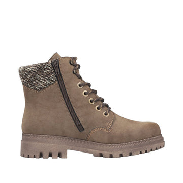 Womens Rieker Y7621 Brown Boots - Brown