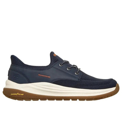 Mens Skechers 205467 Mereo-Alden Slip-Ins Trainers - Navy