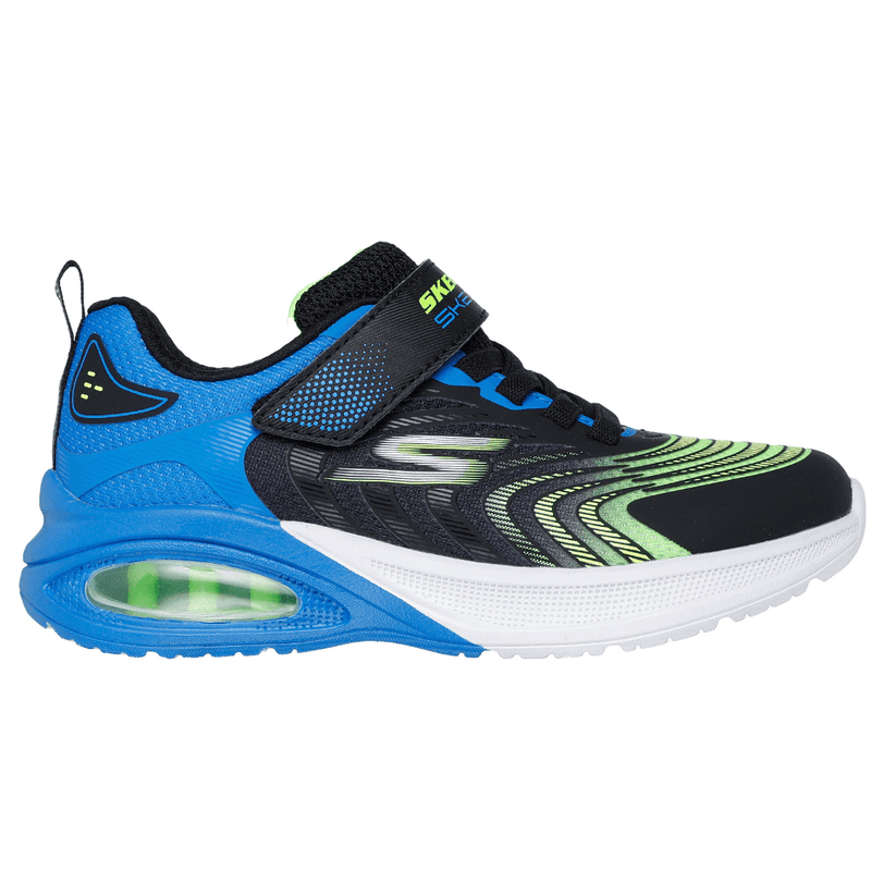 Boys Skechers Microscope Max Advance Trainers - Black