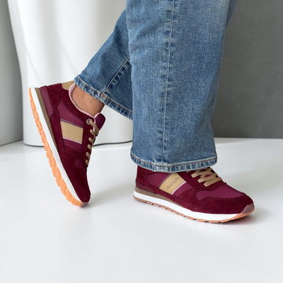 Womens Refresh 176092 Trainers - Burgundy