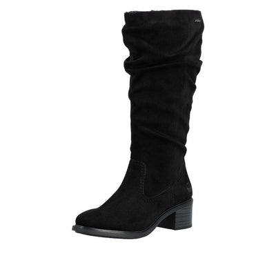 Womens Rieker 74192 Long Boots - Black