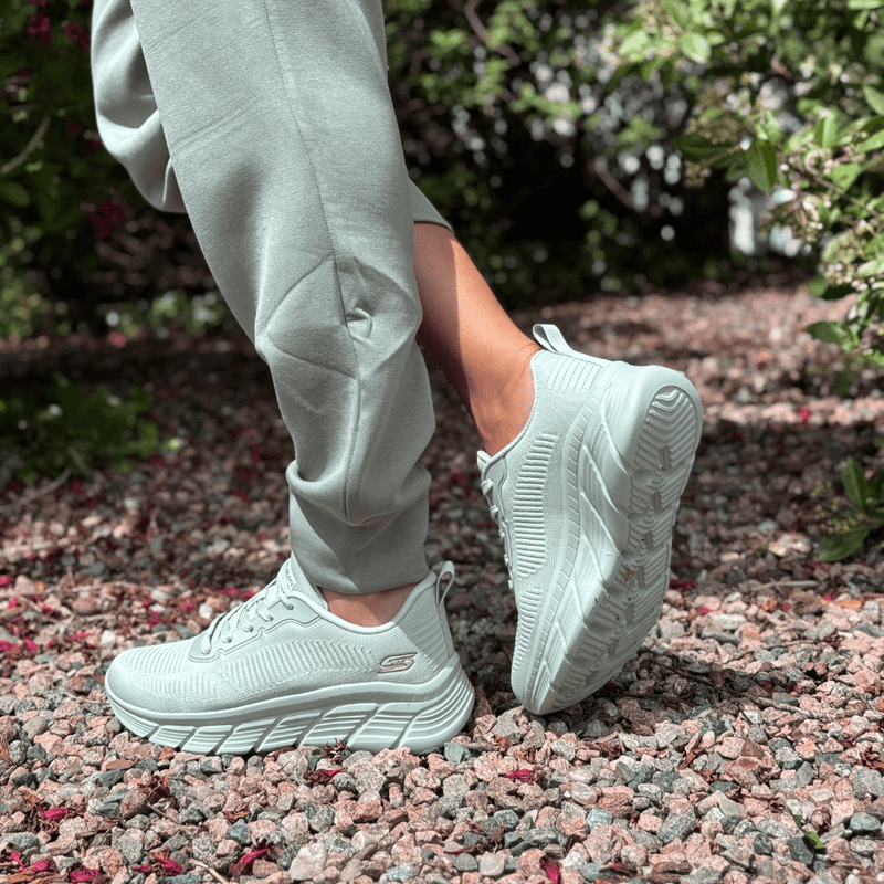Womens Skechers Bobs Sport B Flex Hi Trainers - Sage