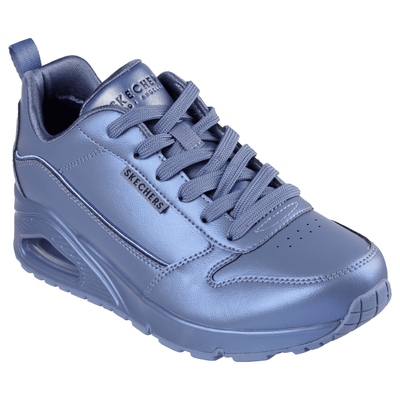 Womens Skechers Uno Galactic Gal Bubble Trainers - Slate