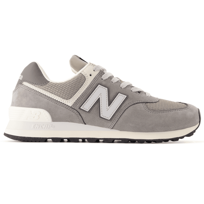 Mens New Balance 574 Mesh Trainers - Slate Grey