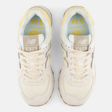 Womens New Balance W574 Trainers - Sea Salt