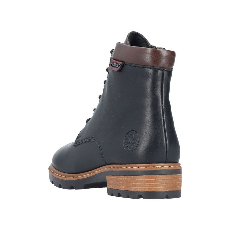 Womens Rieker Z9340 Black Boots - Black