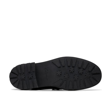 Girls Clarks Orinoco3 Edge School Shoes - Black Patent