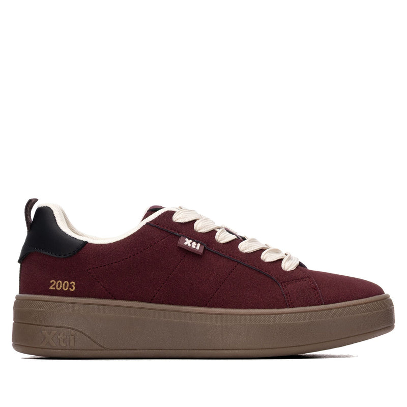 Womens Xti 146270 Trainers - Burgundy