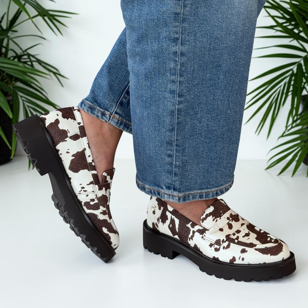 Womens Xti 146255 Cow Loafers