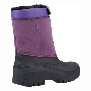 Womens Cotswold Venture Waterproof Winter Boots - Purple