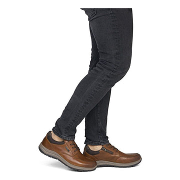Mens Rieker 03607 Casual Lace-up Shoe - Nutmeg
