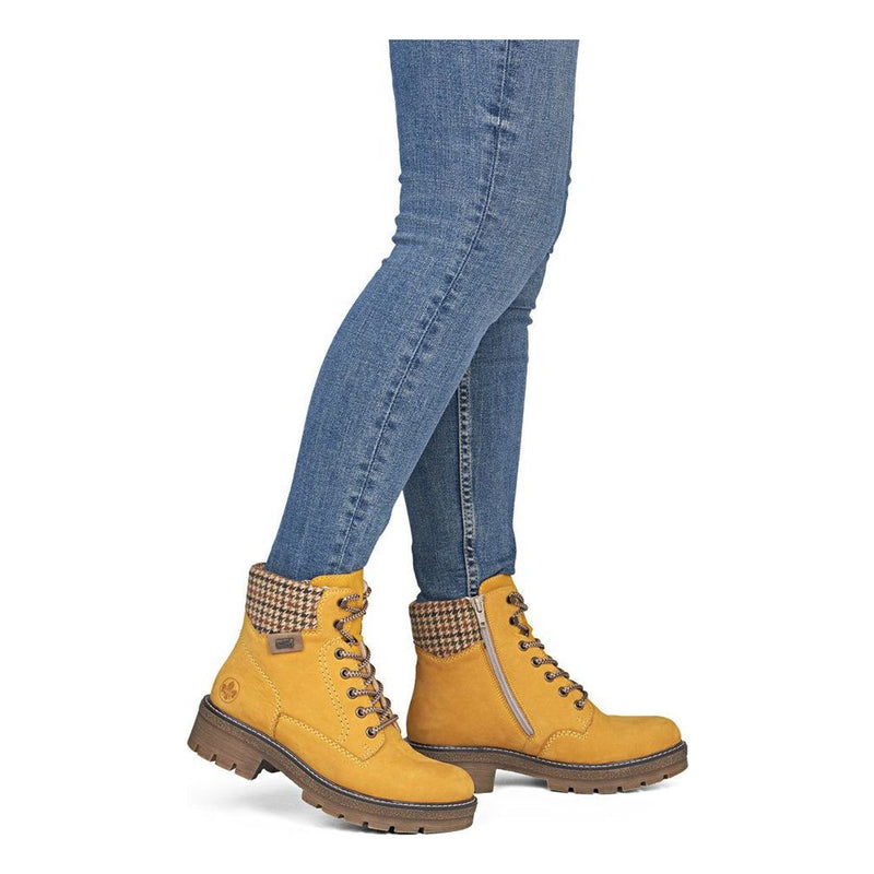Womens Rieker Y8130 Honey Boots - Honey