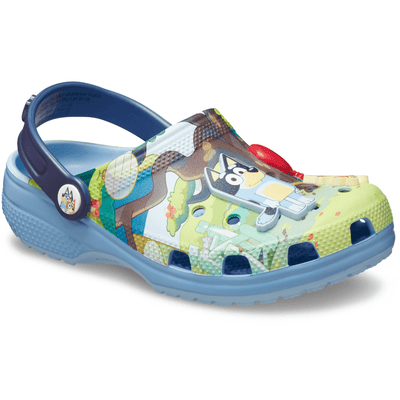 Junior Crocs Kids Bluey Classic Clog - Blue