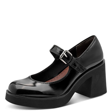 Womens Tamaris 22409 Block Heels - Black