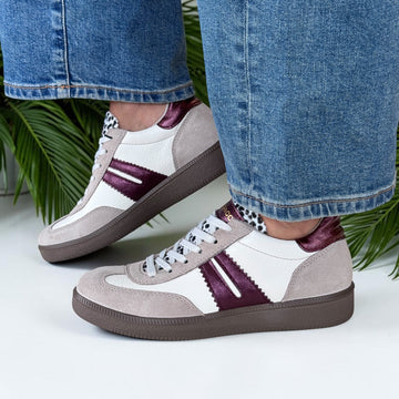 Womens Igi 2165566 Grape Trainers - Grape