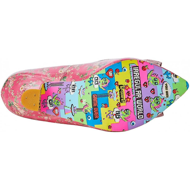 Womens Irregular Choice Marma Ladies Mid Heel Shoes - Pink