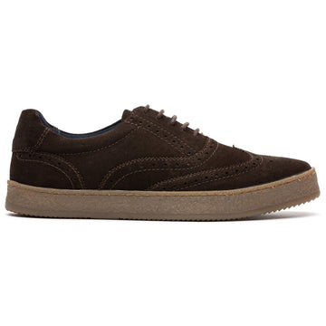 Mens Base London Christo Casual Shoes - Brown