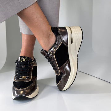 Womens Xti 146383 Trainers - Black