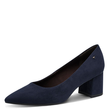 Womens Tamaris 22413 Block Heels - Navy