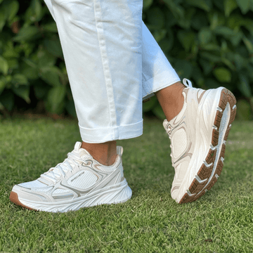 Womens Skechers Relaxed Fit: Edgeridge Trainers - Pink