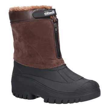 Mens Cotswold Venture Waterproof Winter Boots - Brown