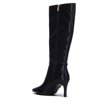 Womens Xti 146466 Black Long Boots - Black