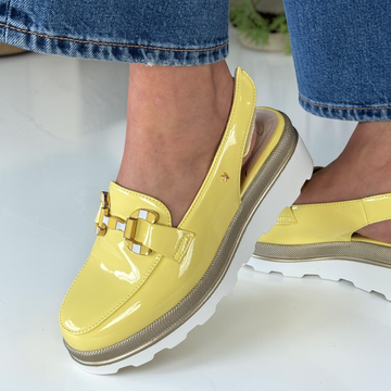 Womens Kate Appleby Hawkfield Slingback Platform Shoes - Sunflower