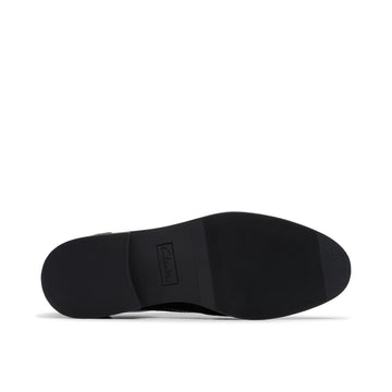 Girls Clarks Tapa Pure Youth School Shoes - Black Patent