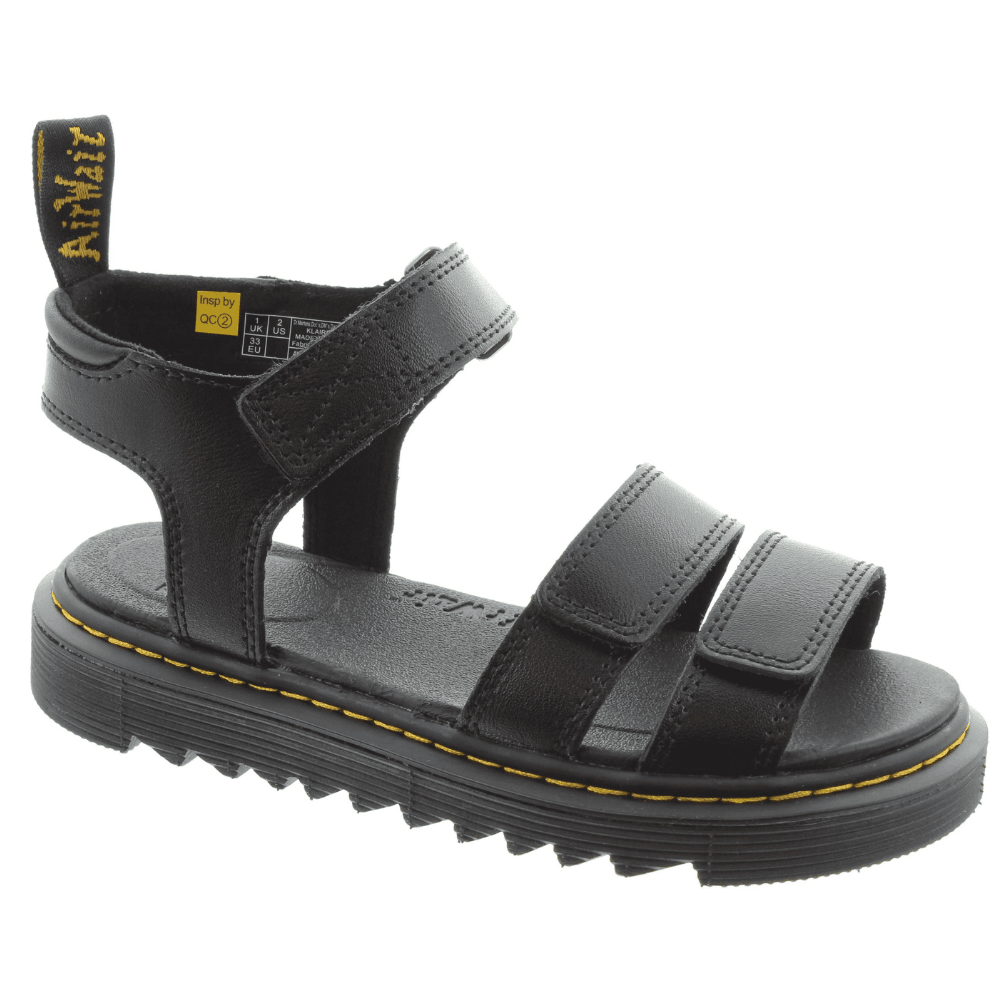 Dr Martens Junior Klaire Black Sandals
