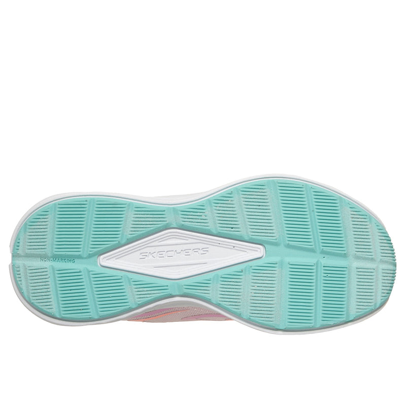 Girls Skechers 303882L Sparkle Mesh Microspec Tread Trainer - Junior - Light Pink