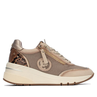 Womens Carmela 164228 Trainers - Beige
