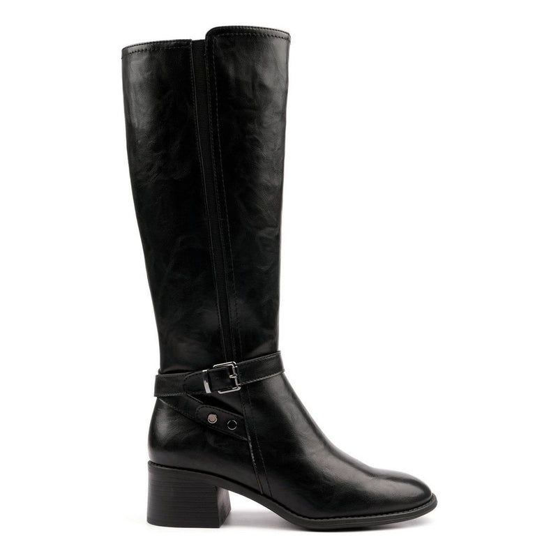 Womens Lunar Sindy Long Boots - Black