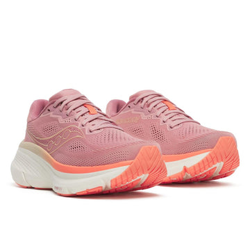 Womens Saucony S11058 Guide 19 Trainers - Mauve Salmon