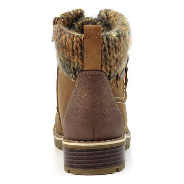 Womens Lunar Millie Waterproof Ankle Boots - Tan
