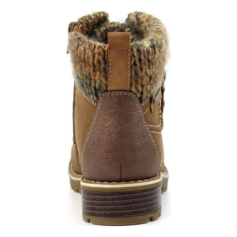 Womens Lunar Millie Waterproof Ankle Boots - Tan