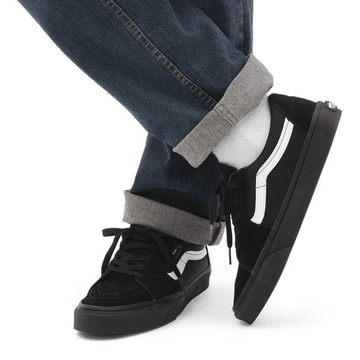 Vans Mens Cordura Sk8 Low Trainers - Black