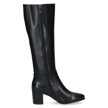 Womens Caprice 25505 Long Boots - Black Nappa