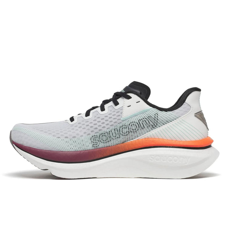 Mens Saucony S21070 White Crimson Endorphin Azura Trainers - White Crimson