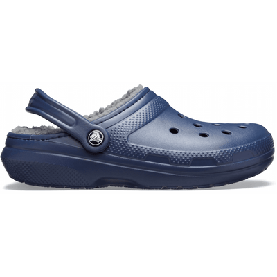 Womens Crocs Classic Lined Crocs - Navy