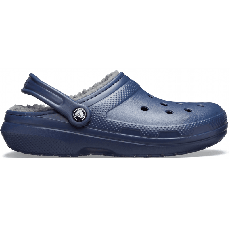 Womens Crocs Classic Lined Crocs - Navy