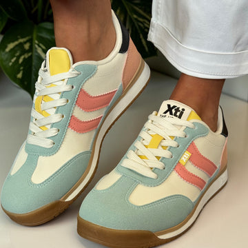 Womens Xti 145019 Multicolour Trainers - Multi