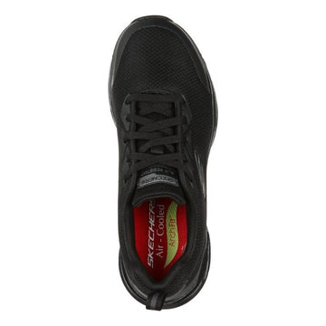 Womens Skechers 108019EC Arch Fit SR Black Trainers - Black